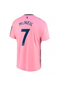 Everton Dwight McNeil #7 Fotballdrakt Borte Klær 2022-23 Korte ermer
